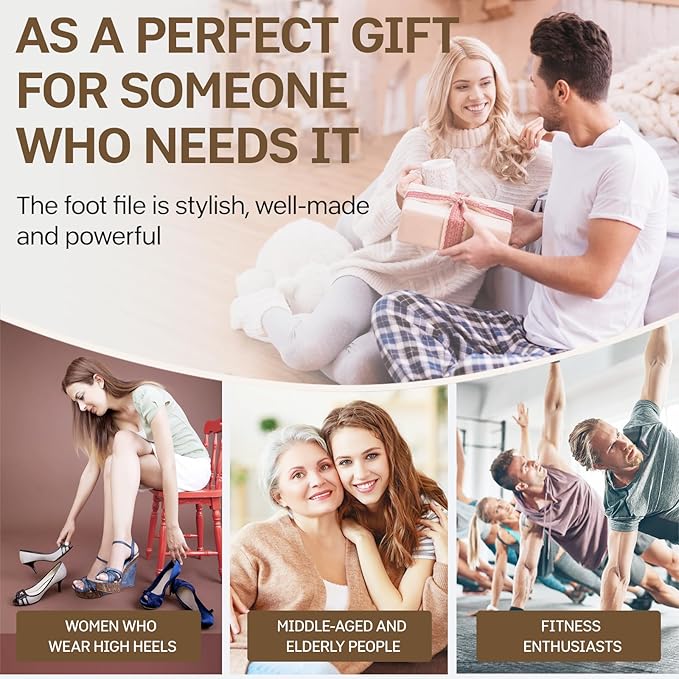 Electric Foot Callus Remover, 2 in 1 Electric Nail File Kit, Multispeed Adjustable Foot Scrubber with Sandpaper Disk, Foot File Pedicure Tools for Feet Dead Skin