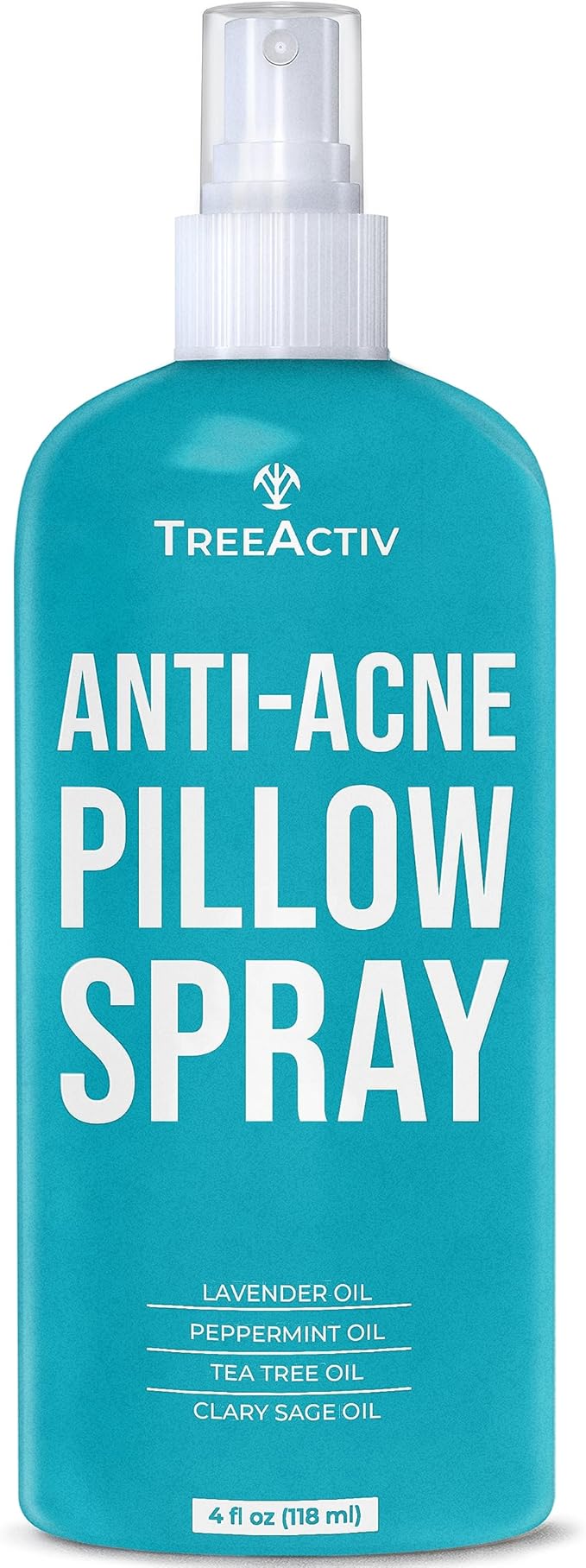 Anti-Acne Pillow Spray, 4 fl oz, Lavender Sleep Spray, Pure Essential Oil Air Freshener, Pillow Linen Spray for Bedding, Aromatherapy Lavender for Sleep, 1000 Sprays