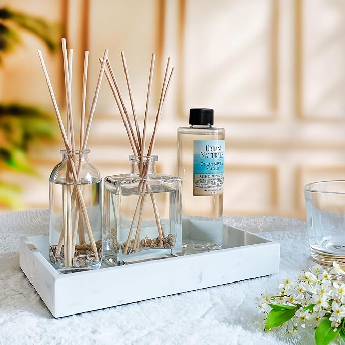 Urban Naturals Spiced Chestnut Oil Reed Diffuser Refill with Free Set of Reed Sticks β Comforting Autumn Scent of Chestnuts, Cinnamon, Clove and Cedar Wood β Vegan, 4 oz, Made in The USA