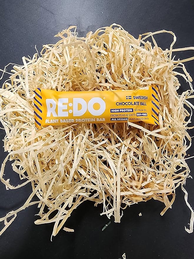 RE:DO Plant based Protein Bars I Swedish Chokladboll 2.1oz bars I 12g Vegan Protein, Nutrition Protein Bars I High Protein Recovery Bars, No Palm oil I (9 count)