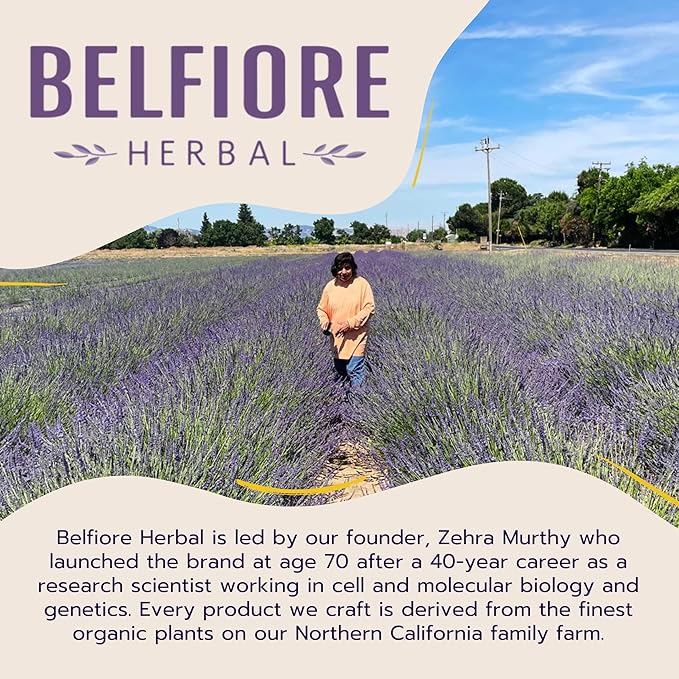 100% Natural Lavender Mist Spray, Organic Face Body Hair Hydrating Mister, Calming for Better Sleep, Vegan non-GMO, 2 ounce