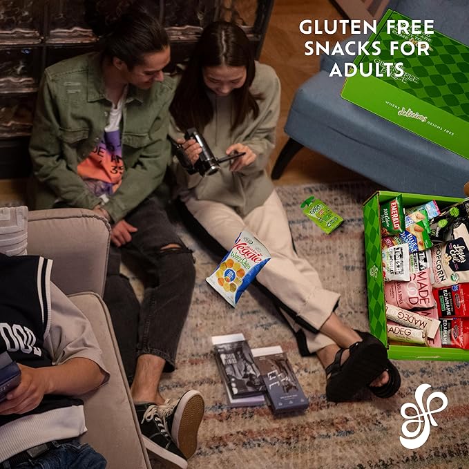 Gluten Free Palace Snack Attack Vegan Snacks Care Package – Plant-Based, Gluten Free, Dairy Free, Non-GMO Cookies, Bars, Chips, Puffs, Fruit & Nuts (20 Count)