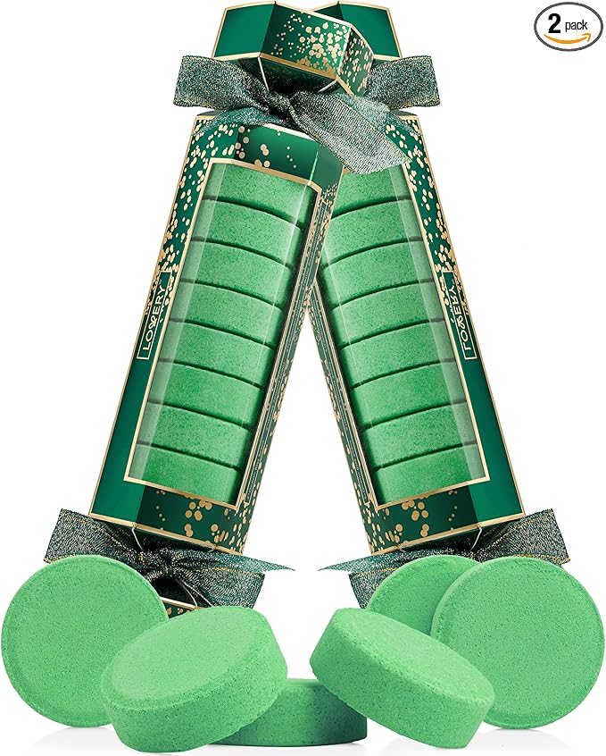 Shower Steamers, 8 Essential Oils Shower Bombs in Eucalyptus, Tea Tree, Spearmint & Peppermint - Gifts for Women & Men, Self Care, Stress Relief & Relaxing Gifts, Aromatherapy Bath Bombs