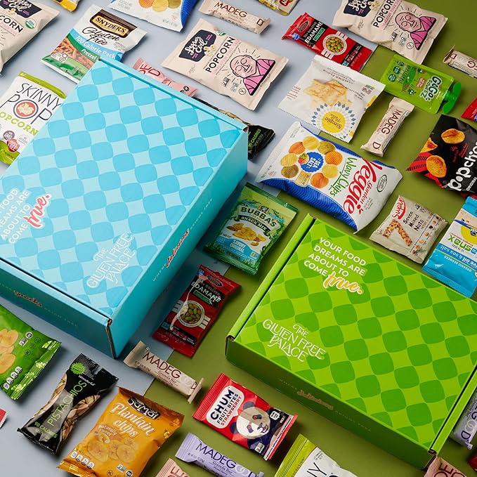 Gluten Free Palace 100 Calorie Snacks Variety Pack – Healthy Snack Care Package – Low Calorie, Vegan, Protein Bars & Nuts (15 Count)