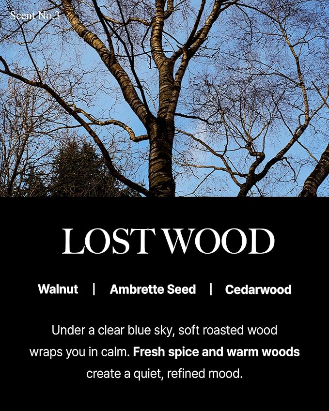 Lost Wood Hand Cream - Korean Hand Care for Moisturizing & Nourishment - Hydrating Hand Care Formula with Woody Soap Scent, Shea Butter & Niacinamide - 1.69oz