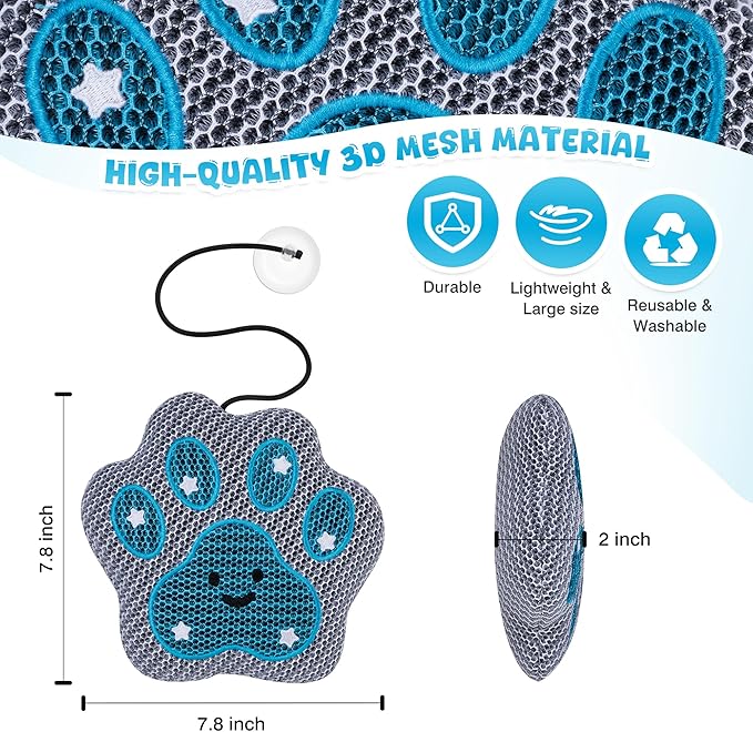 Hot-Tub-Scum-Absorber Paw Spa-Sponge-Oil-Absorbing-Sponge Reusable-Scum-Bug-Hot-Tub-Floating-Sponge-Remover Skimmer-Songe-Absorber Keep Water Cleaner Hot-Tub-Accessories Swimming Pool Cleaning