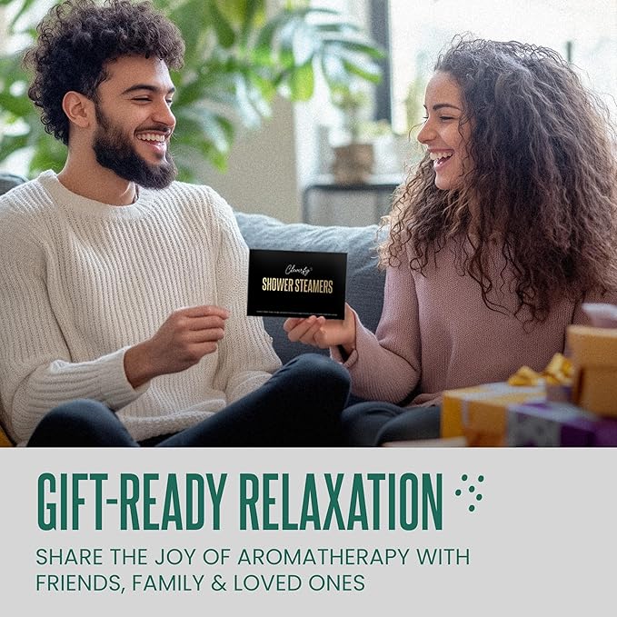 Cleverfy Shower Steamers Aromatherapy – Stocking Stuffers for Women, Teens and Wife – Christmas Gifts for Women and Teen Girls – White Elephant Gifts for Adults – 6 Tablets