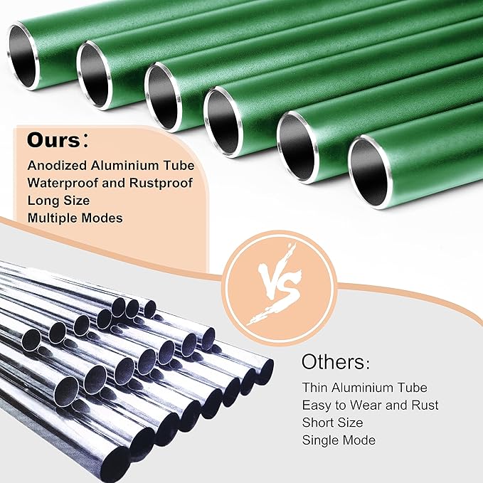 Large Aluminium Wind Chimes 37 Inches to Create a Zen Atmosphere Suitable for Outdoor, Garden, Patio Decoration. Classic Wind Chimes with Wind Catcher Suitable as A Gift for Unisex(Green)