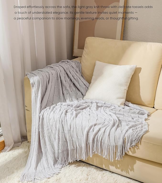 Get Well Soon Gift Basket for Women - Self Care Package - After Surgery, Sympathy Gift for Loss of Loved One, Thinking of You/Mothers Day/Grief/Bereavement/Miscarriage Gifts for Women (Light Gray)