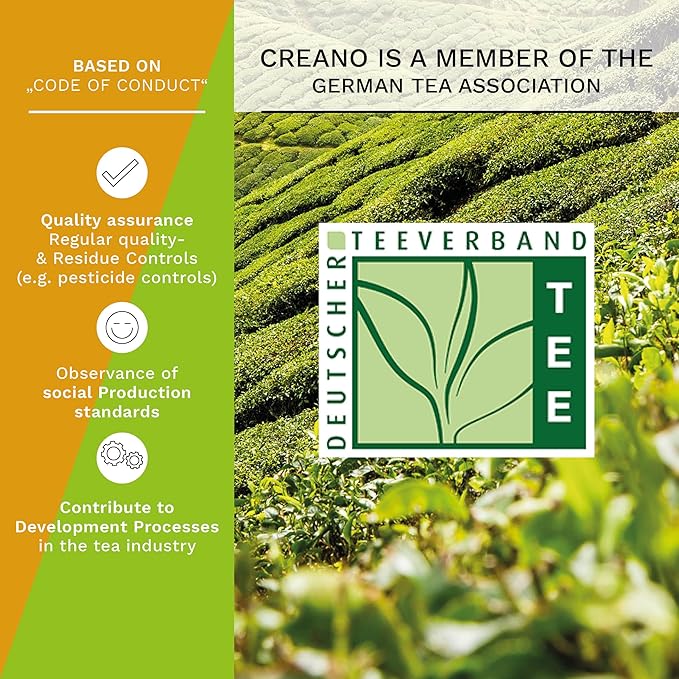 Creano 4 tea Flowers in elegant Gift Box - Blooming Tea White & Green Tea in Cup Size