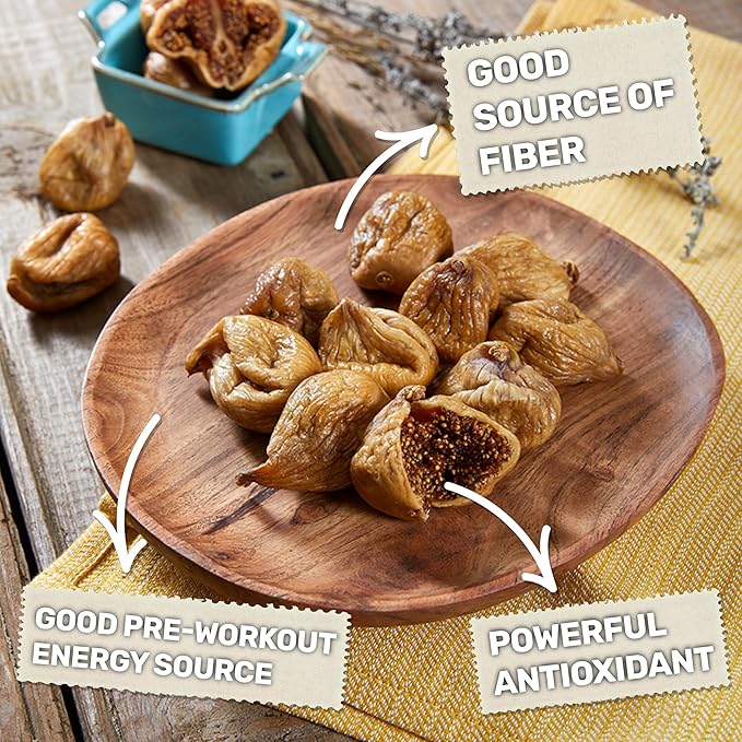 Happy Village Organic Soft Dried Figs On the Go – 3 Bags (15 Individual Portion Packs) | Healthy, Organic, Non-GMO, Vegan, Kosher, Gluten-Free Snack Packs