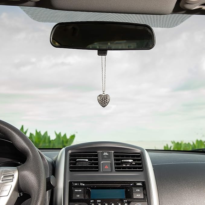 mEssentials Heart Aromatherapy Essential Oil & Diffuser Necklace Gift Set Stainless Steel Gift Set