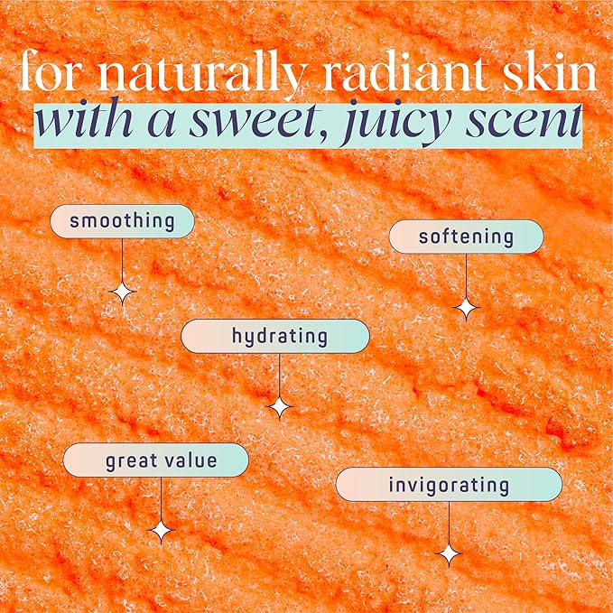 SpaLife Beauty Watermelon Mango Exfoliating Body Scrub 2 Pack – Sugar Scrub Glowing & Moisturized Skin – Fruit Extracts Natural Sugar Base – Watermelon & Mango Summer Scents – Safe for Sensitive Skin