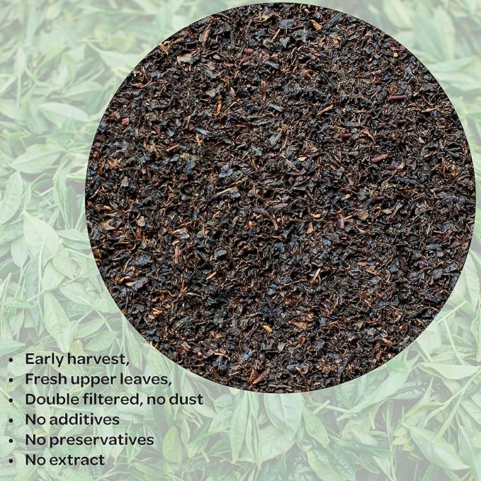 Lazika Earl Grey Loose Leaf Tea, 7 Oz, Breakfast Tea with Petite Presentatiton Box, Early Harvest, Handcrafted