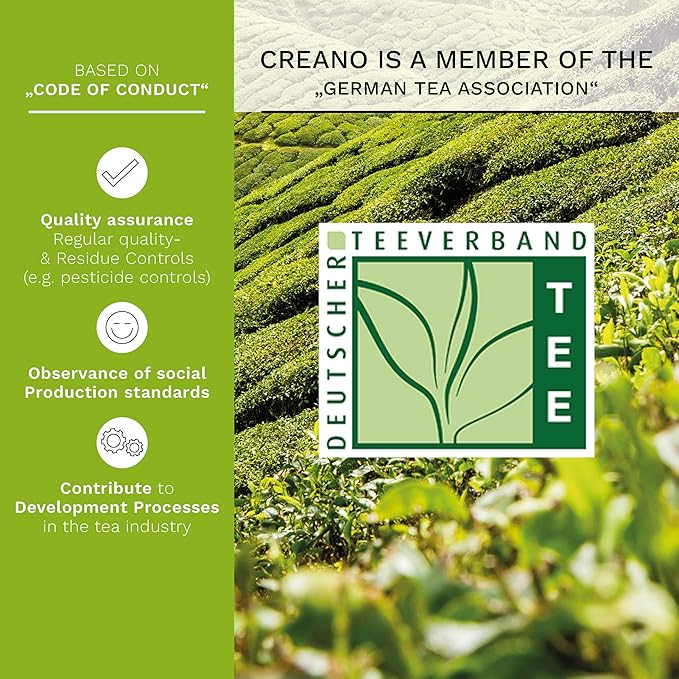 Creano Tea Flowers Mix - Blooming Green Tea, Fruity Flavoured (Roses in 6 Varieties), Flowering Set