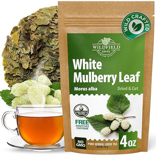 4 oz. White Mulberry Tea Mulberry Leaf Herbal Tea (Morus Alba) - 113g Herb Hoja De Morera