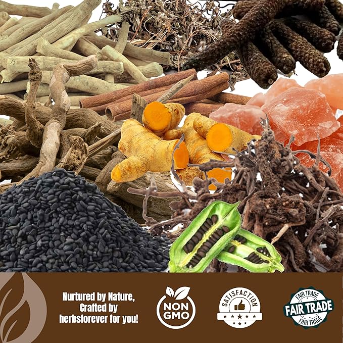 HerbsForever Maha Vishgarbha Oil Authentic Ayurvedic Massage Oil Supports Blood Circulation Improves Joint and Ligament Health Cold Pressed Premium Oil Non GMO, 7.1 fl oz