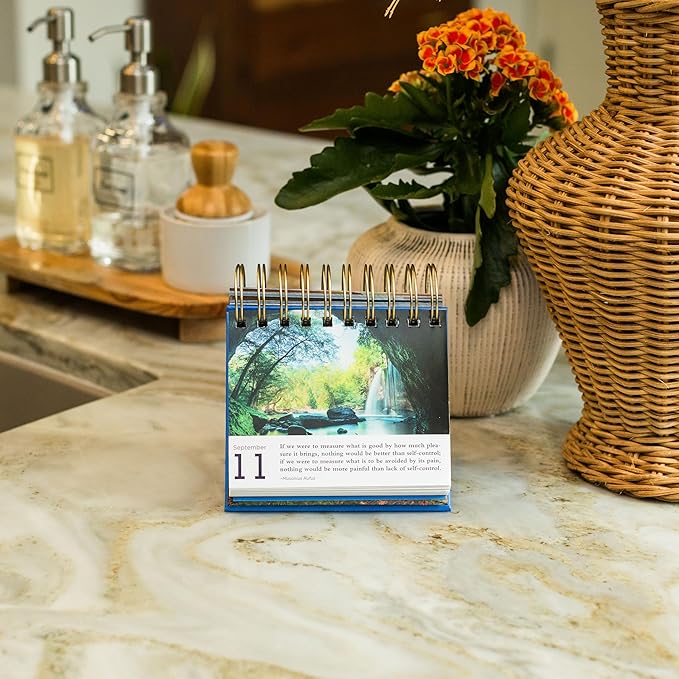 2025-2026 Stoic Meditations Perpetual Calendar: 366 Stoic Quotes for Reflection and Growth Daily Flip Calendar