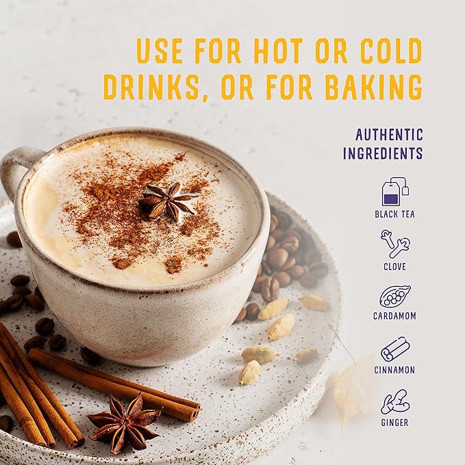 Oregon Chai Sugar Free Chai Concentrate, 32 Fluid Ounce (Pack of 1)