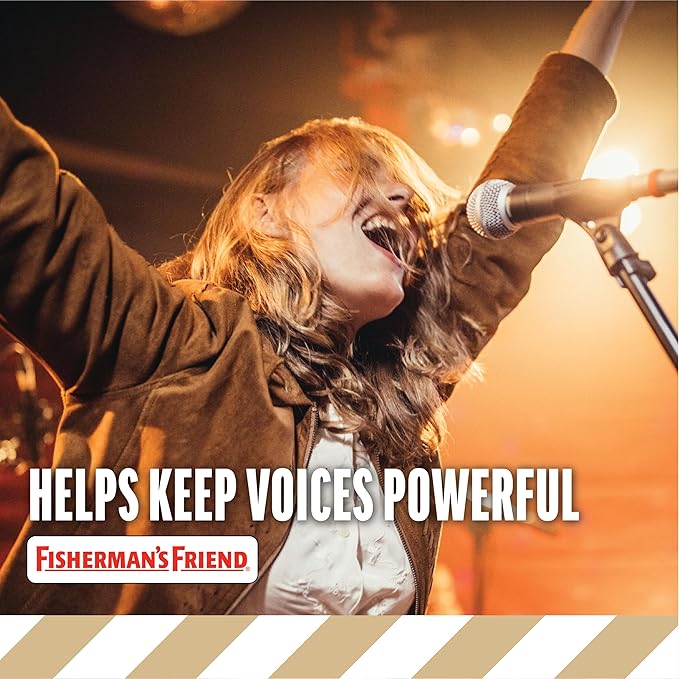 Fisherman's Friend Cough Drops, Cough Suppressant and Sore Throat Lozenges, Sugar Free Honey-Lemon, 5.52mg Menthol, 240 Drops (6 Packs of 40)