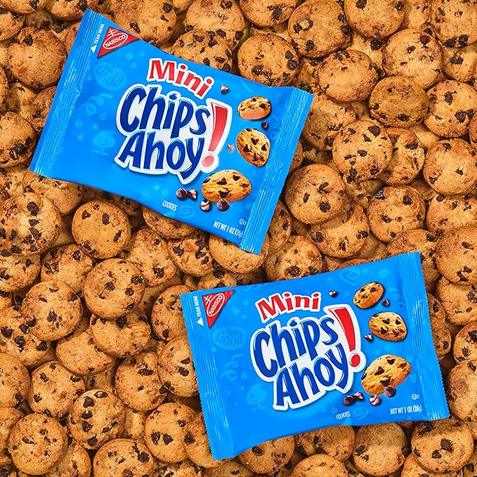 CHIPS AHOY! Mini Original Chocolate Chip Cookies, 40 Snack Packs (4 Boxes)