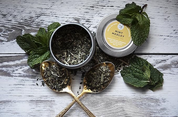 Golden Moon Tea Variety Pack - 9 Loose Leaf Tea Sampler - Organic Black, Green, White, and Herbal Teas Gift Set