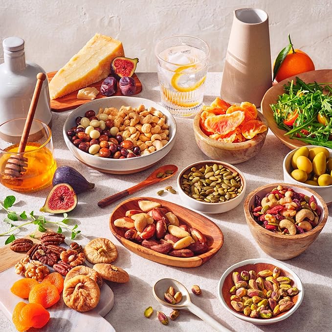 Yupik Raw Mix Nuts, 1 lb, Premium Natural Mixed Nuts with Almonds, Walnuts, Pistachios, Cashews, and Brazil Nuts, Healthy Snack,Brown (Pack of 6)