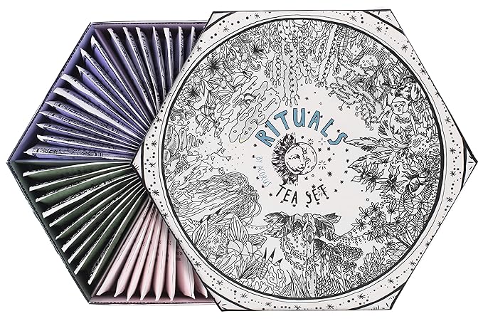 ACORUS Rituals Tea Set - Natural Fruit and Herbal Variety Pack, Tea Gift Set of 6 Different Teas, Sampler of 60 Bags Individually Wrapped