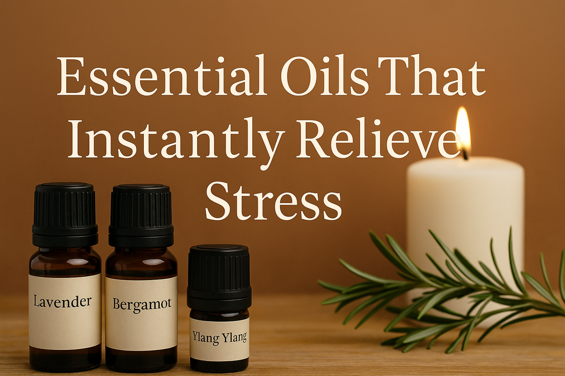 Berrion essential oils and candle on wooden surface creating a calm and cozy spa mood for wellness thumbnail