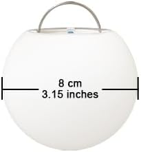 4-Pack 3-Inch Rechargeable LED Orb Lights – 16 Color Glow Spheres, 4 Modes, Waterproof Ambient Lighting Balls, Glowing Orbs for Indoor, Outdoor, Pool, Room, and Patio Decor