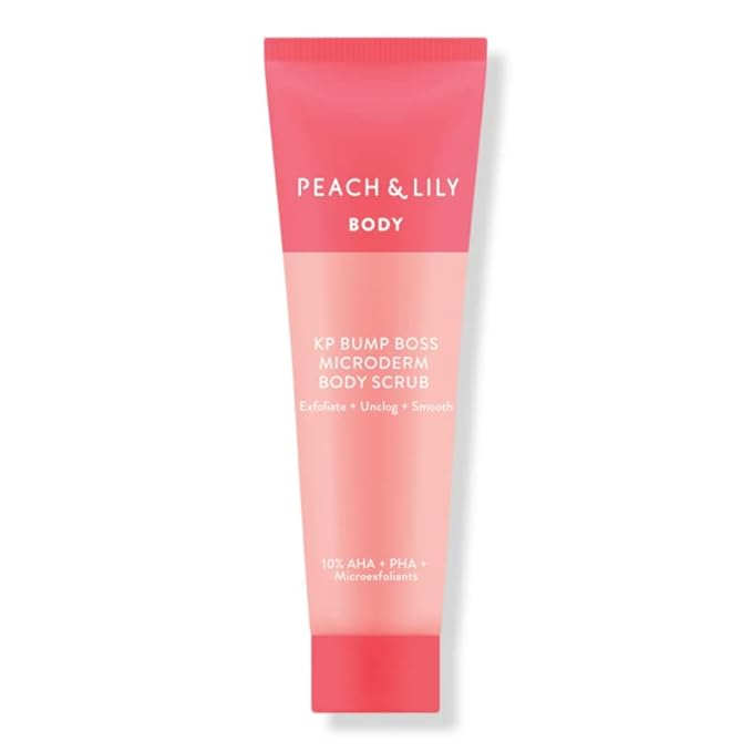 Peach & Lily Body KP Bump Boss Microderm Body Scrub, Travel Size, 1.02 oz / 29 g