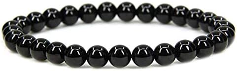 Adabele 1pc Natural Stretch Gemstone Bracelet 6mm (0.24 Inch) Bead 7" 7.5" 8 inch Healing Crystal Quartz Energy Chakra Jewelry Women Birthday Gift