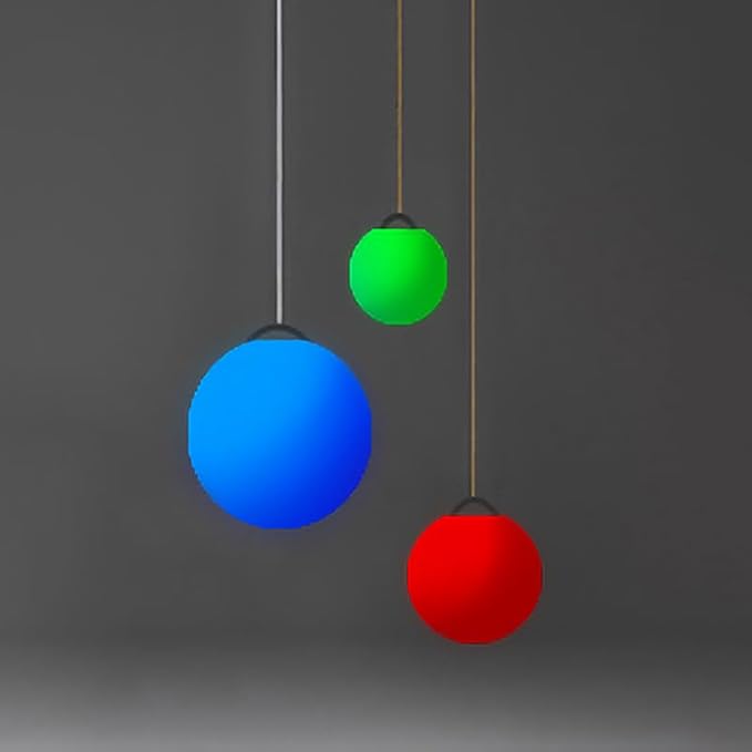 2-Pack 3-Inch Rechargeable LED Orb Lights – 16 Color Glow Spheres, 4 Modes, Waterproof Ambient Lighting Balls, Glowing Orbs for Indoor, Outdoor, Pool, Room, and Patio Decor