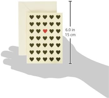 Graphique Lots of Love La Petite Presse Boxed Notecards - 10 Embossed and Embellished Gold Foil Heart Blank Cards with Matching Envelopes, 3.25 x 4.75" (L1315CB)