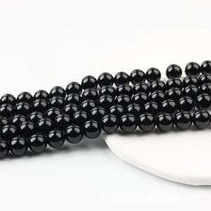 Black Tourmaline Bracelets Sets For Men Protection Bracelets For Women Chakra Feng Shui Stretchy Obsidian Agates 8mm Beaded Bracelets Lucky Handmade Bracelets(Tourmaline 2pcs)