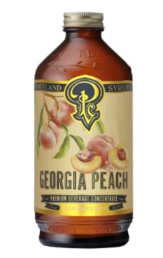 Georgia Peach – Sweet, Juicy Peach Flavoring for Coffee, Teas, Smoothies, Cocktails, & Desserts – Perfect for Adding a Touch of Southern Delight to Any Beverage – 12 oz, 24 servings (Pack of 1)
