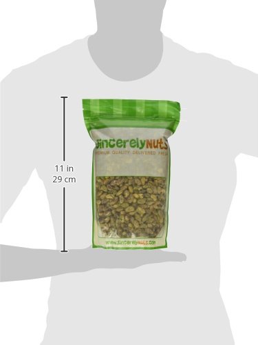 Sincerely Nuts Pistachios Roasted and Unsalted Kernels No Shell, No Salt Healthy Snacks for Kids and Adults Shelled Convenient Snack Low Sodium, Vegan, Kosher Gluten Free, 2 LB bag