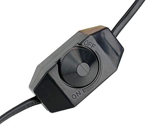 Himalayan Salt Lamp with Dimmer Switch - Natural Crystal Rock Night Light for Home Decor - Hand Carved Salt Lamp with Wooden Base - Soothing Amber Glow Night Light & Gifts