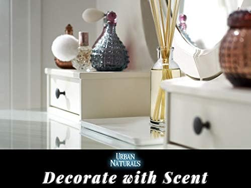 Urban Naturals Sandalwood & Vanilla Reed Diffuser Oil Gift Set | Tahitian Vanilla intermeshes & Desert Sandalwood Mingle to Create a Southern Bourbon Scent! | Great Idea