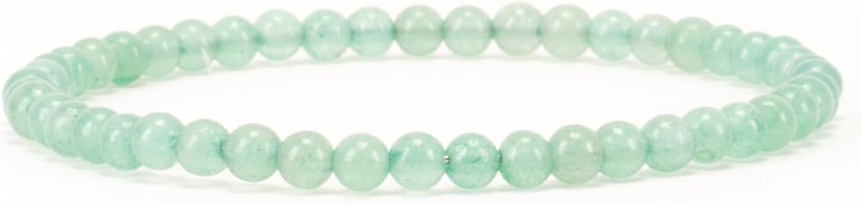 Cherry Tree Collection - Small, Medium, Large Sizes - Gemstone Beaded Bracelets For Women and Men - 4mm Round Beads