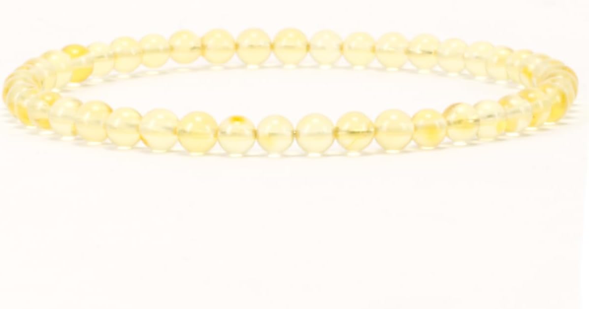 Cherry Tree Collection - Small, Medium, Large Sizes - Gemstone Beaded Bracelets For Women and Men - 4mm Round Beads