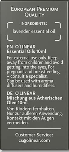 10ml Pure Lavender Essential Oil, Natural Aromatherapy Oil for Diffusers for Home, Bedtime Scent for Relaxation, Relax Drops for Candle & Soap Making, Dream Calm Nap Time Oil Essential 0.33 Fl Oz