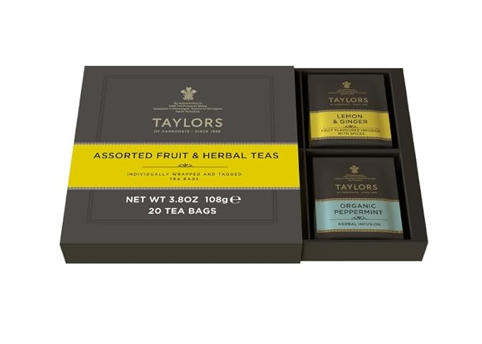 Taylors of Harrogate Assorted Fruit & Herbal Teas, 20 Count (Pack of 1)