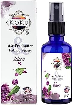 Lilac Room Spray - Air Freshener - Linen Spray - Fabric Refresher - Non-Toxic Scent - Alcohol Free - Made in USA (4 Oz)