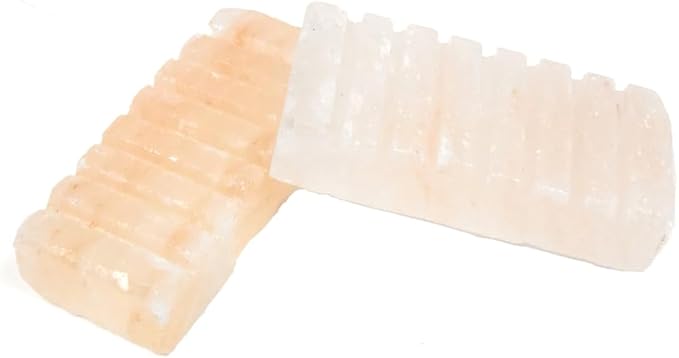 2 Pcs Himalayan Salt Foot Rasp Foot File Hot Massage Stones Cold Stones Set Warm Rocks Kit for Facial SPA