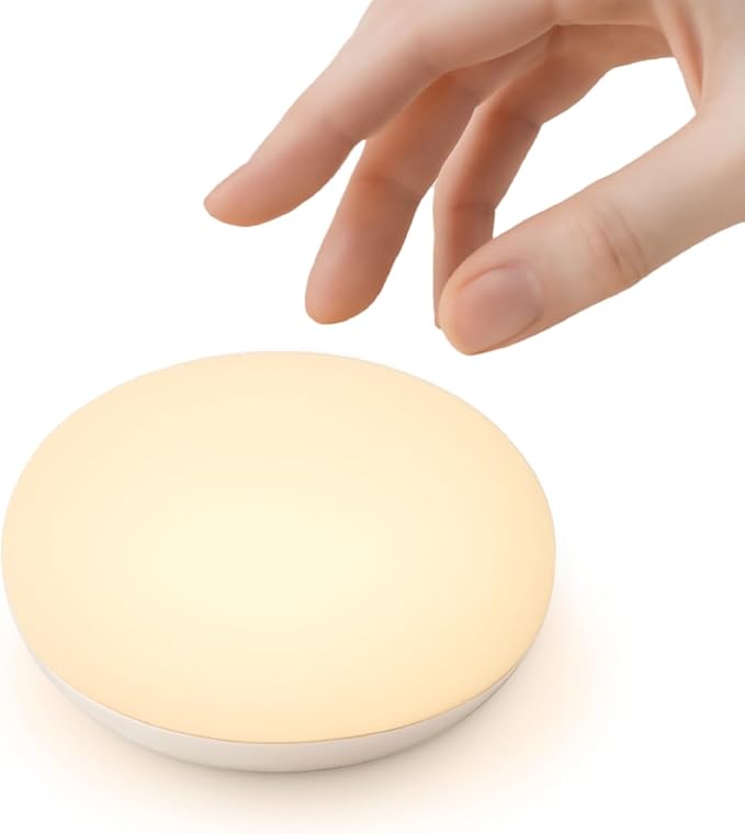 Anico Flip Night Light for Newborn Baby Nursery Feeding Diaper Changing Breastfeeding, Changes Feeds Silicone Soft Warm Nightlight, Touch Control Dimmer Portable Lamp, Registry List Shower Infant Mom