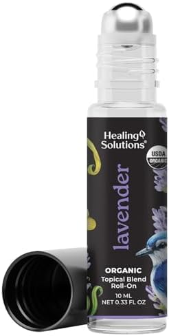 Healing Solutions – Lavender Essential Oil, Roll on Perfume, Essential Oil Roller – 10ml