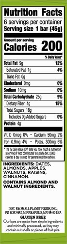 Larabar Apple Pie, Gluten Free Vegan Fruit & Nut Bars, 1.6 oz bars, 6 ct (Pack of 5)
