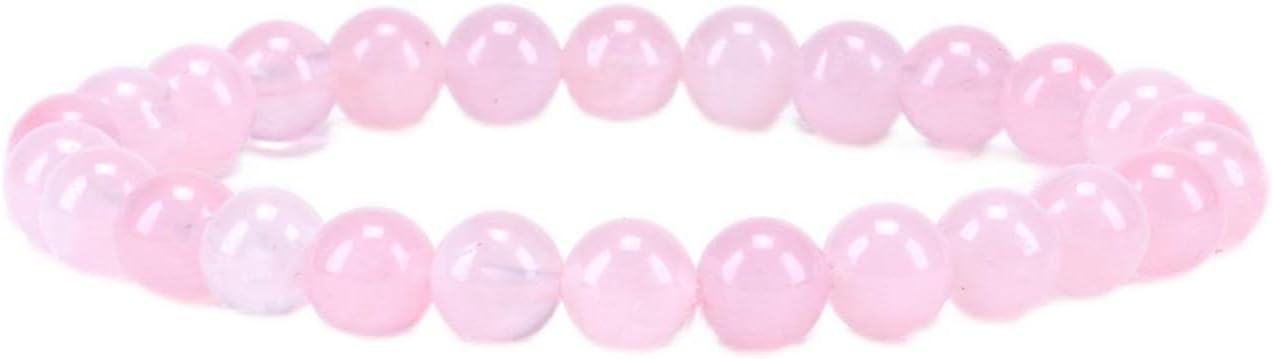 Cherry Tree Collection - Small, Medium, Large Sizes - Gemstone Beaded Bracelets For Women and Men - 6mm Round Beads