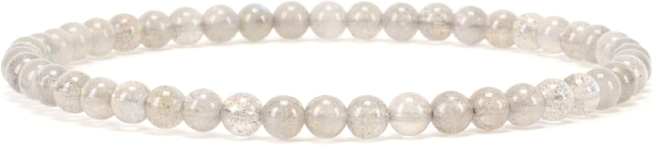 Cherry Tree Collection - Small, Medium, Large Sizes - Gemstone Beaded Bracelets For Women and Men - 4mm Round Beads